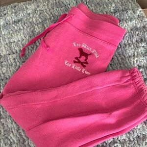 PINK Victoria's Secret sweatpants Joggers in Vibrant Pink in size XS in GUC